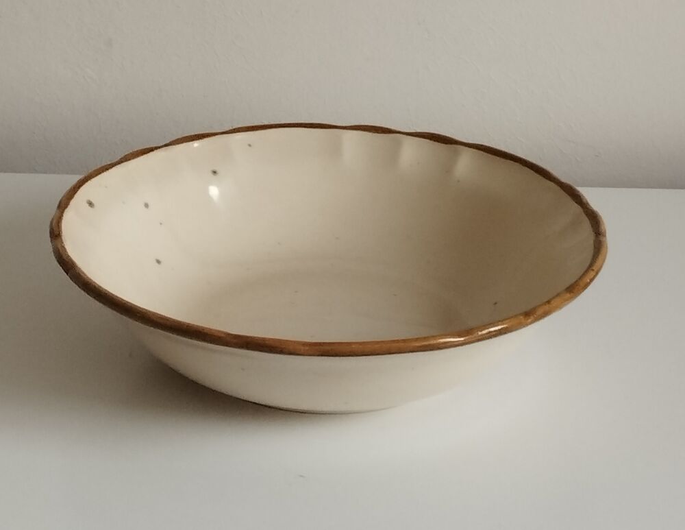 Saladier beige marron Italy Décoration