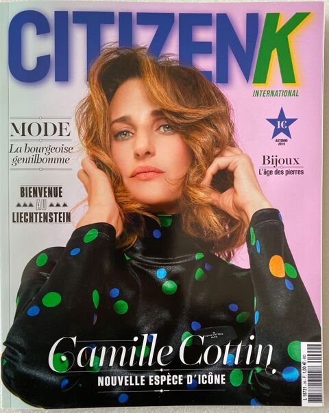 CITIZEN K -OCTOBRE 2019-CAMILLE COTTIN: nouvelle esp�ce d'ic 6 Jou�-l�s-Tours (37)