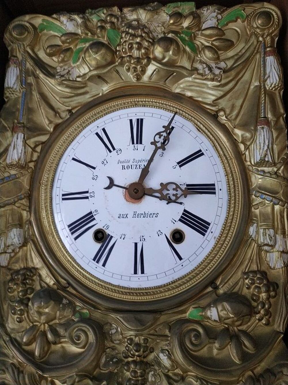 Horloge Comtoise 19&egrave;me Si&egrave;cle mod&egrave;le rare Meubles