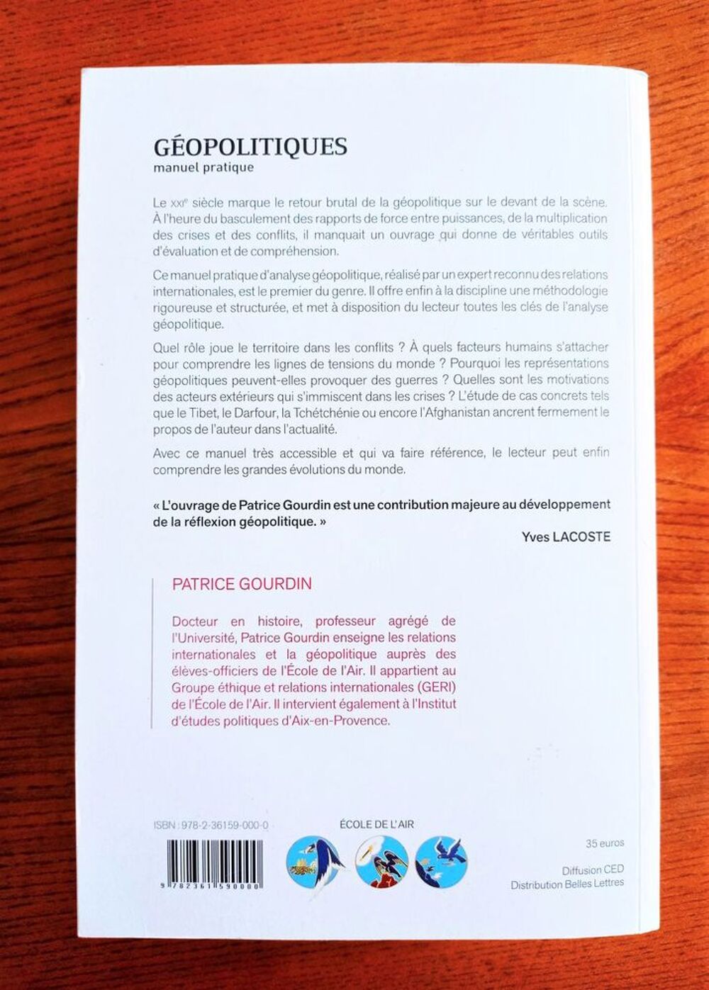 G&eacute;opolitiques, manuel pratique de Patrice Gourdin Livres et BD