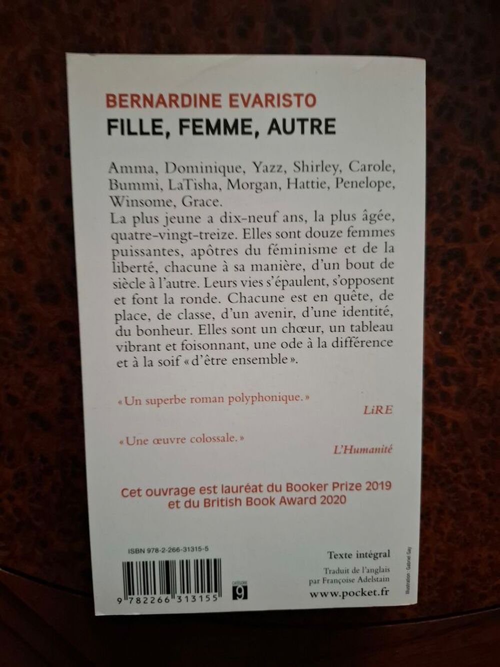  Fille, femme, autre - Bernardine Evaristo - 2021 - bon &eacute;tat Livres et BD
