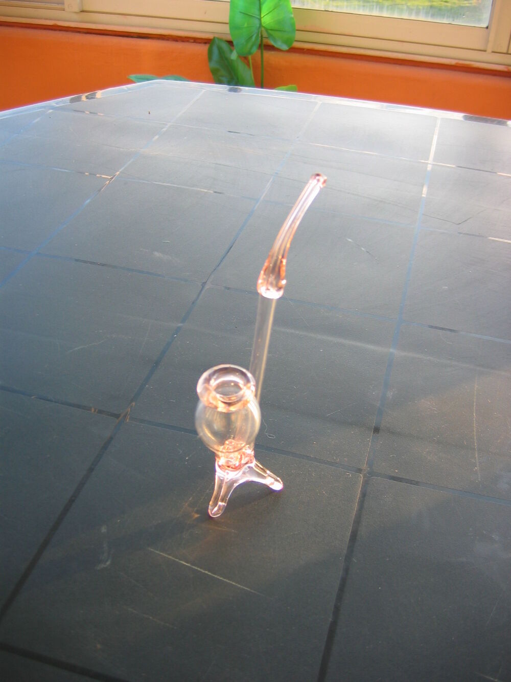 Pipe &agrave; D&eacute;gustation Verre Souffl&eacute;. Décoration