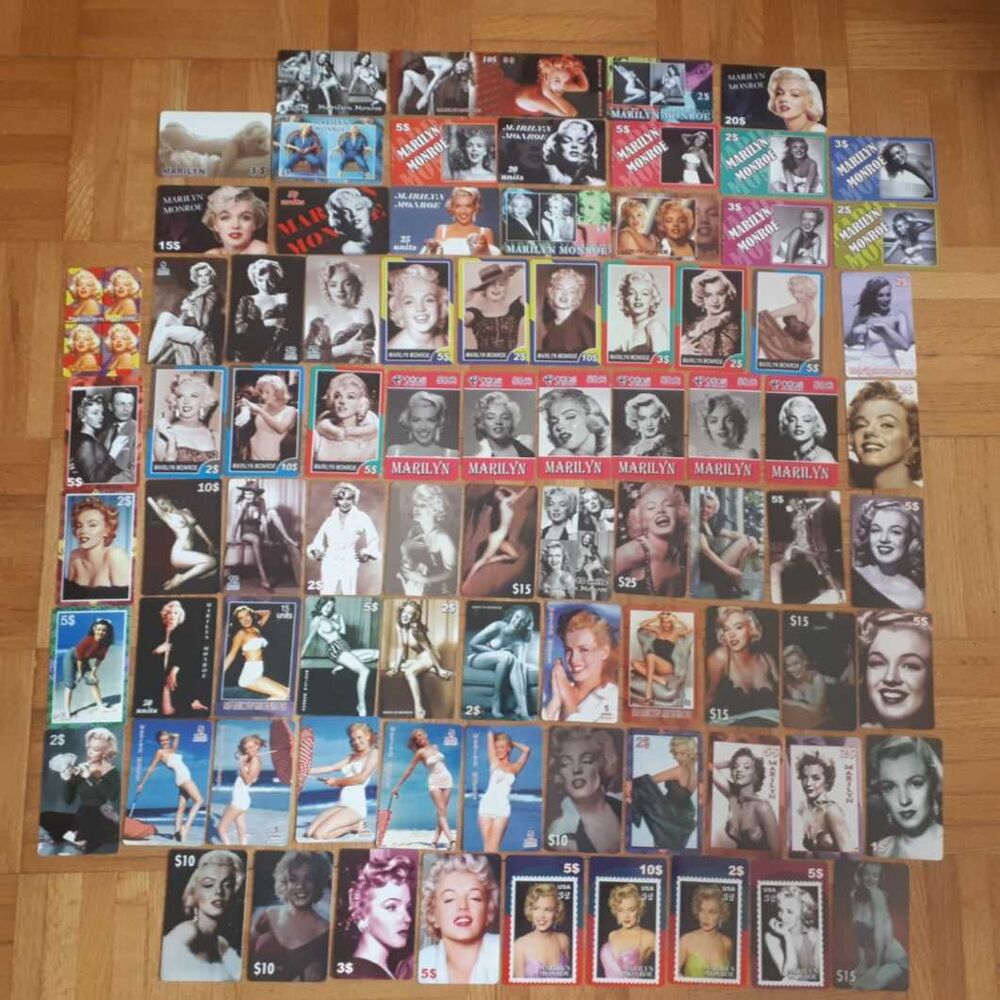83 t&eacute;l&eacute;cartes Marilyn Monroe 