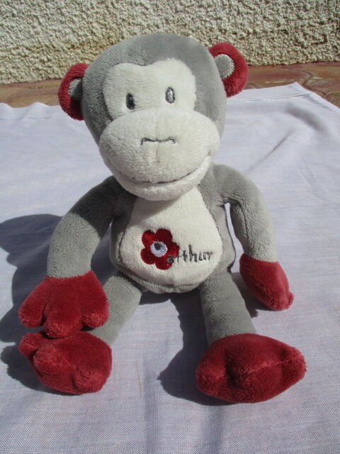 Peluche Doudou  Singe Arthur  - Vintage 7 La Fert-Alais (91)