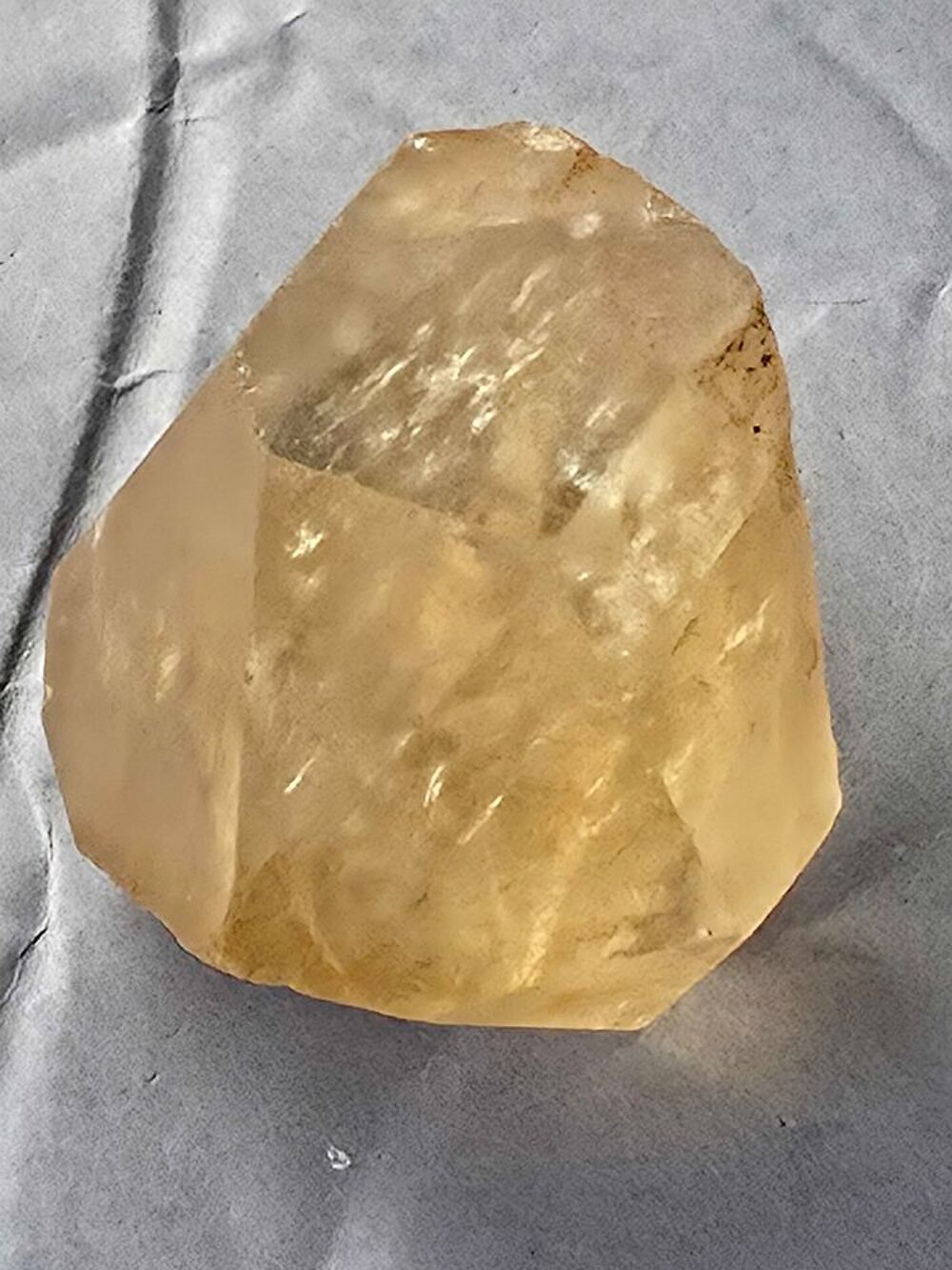 V&eacute;ritable Citrine Naturelle de Kolwezi RDC-37g 
