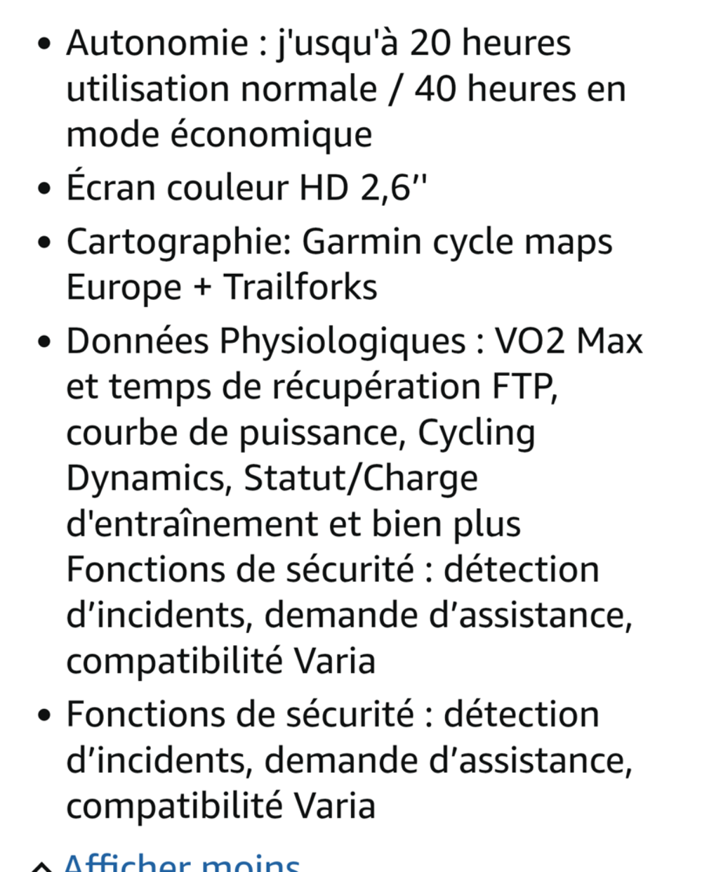 Garmin Edge 530 Sports