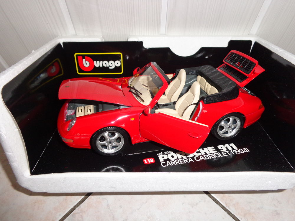 Porsche 911 carrerra cabriolet - 1994 - 1/18 - NEUF - 