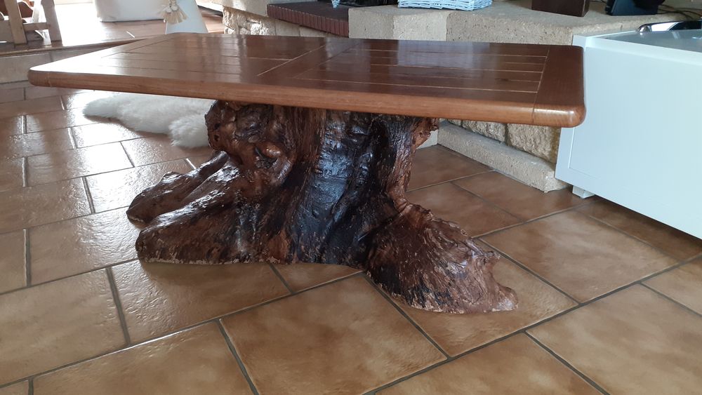Table basse en orme massif Meubles