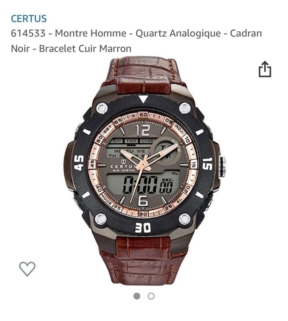 montre Certus Bijoux et montres