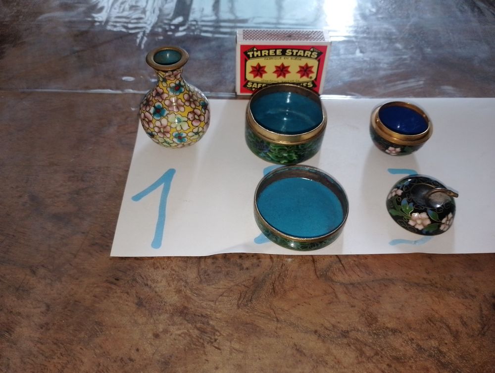 Cloisonn&eacute;s miniatures Décoration