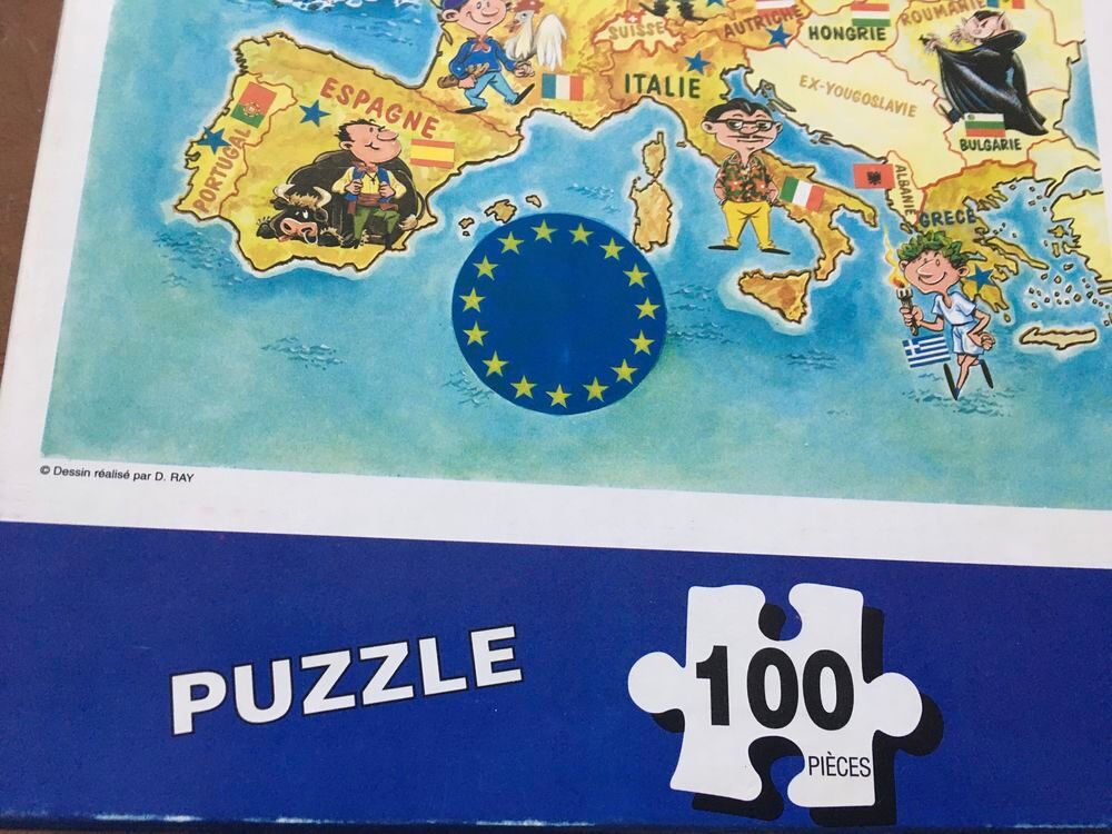 Puzzle "Communaut&eacute; Europ&eacute;enne" Jeux / jouets
