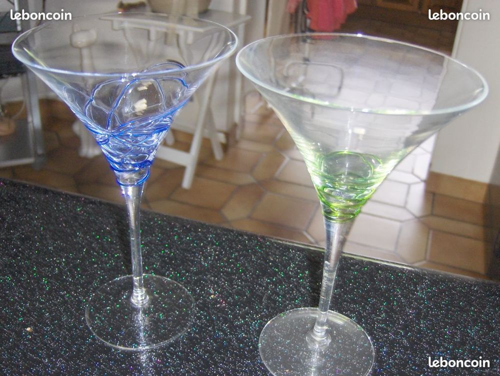 11 magnifiques coupes &agrave; cocktail ou &agrave; champagne ou &agrave; glace ? Décoration