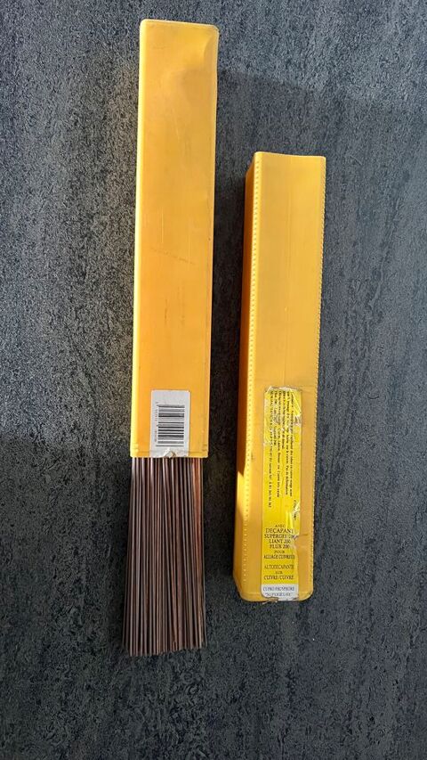 LOT BAGUETTES BRASURE CUIVRE 3.3 KG NEVAX 75 Berric (56)
