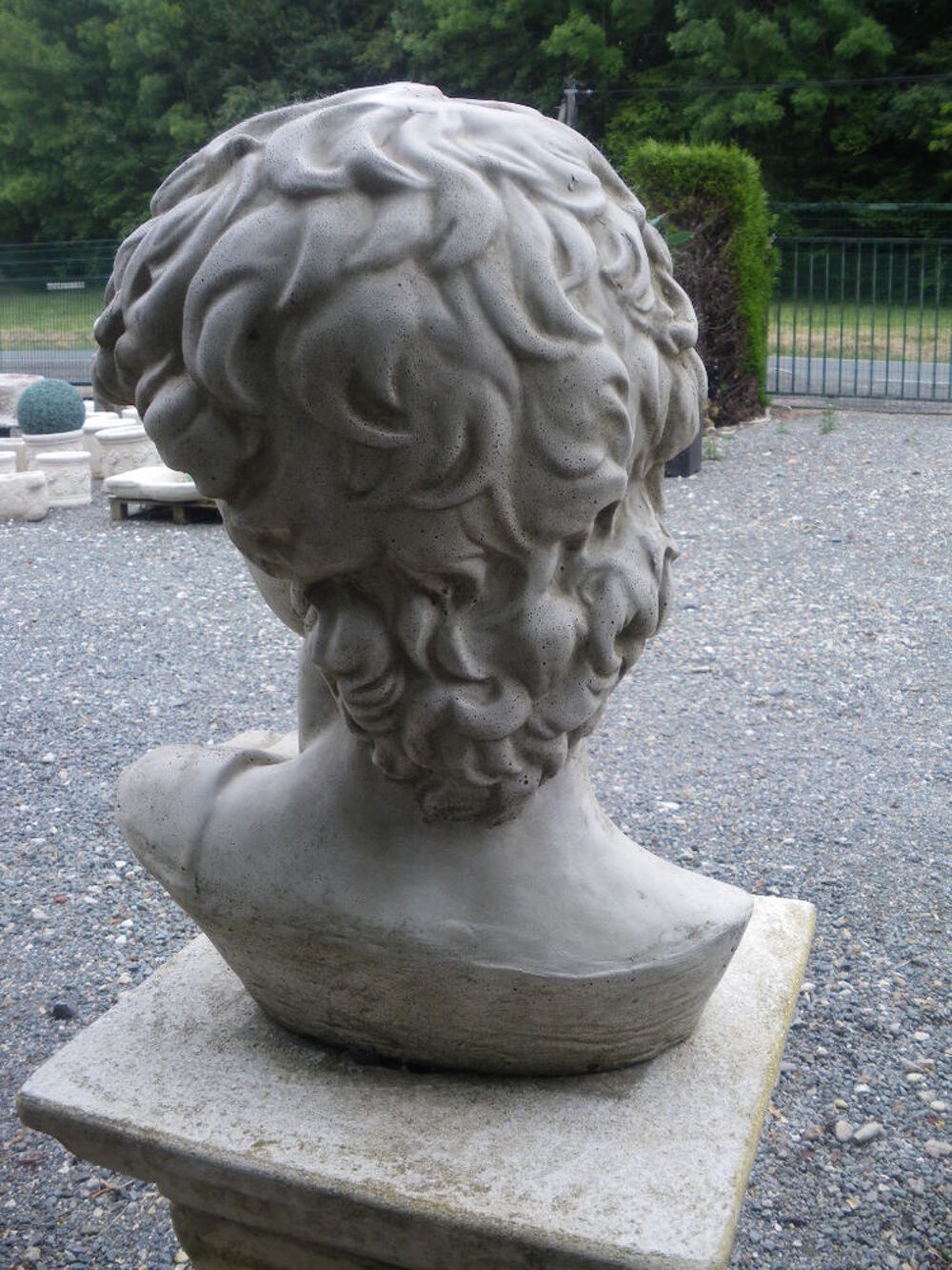 Statue Buste en pierre, David Décoration