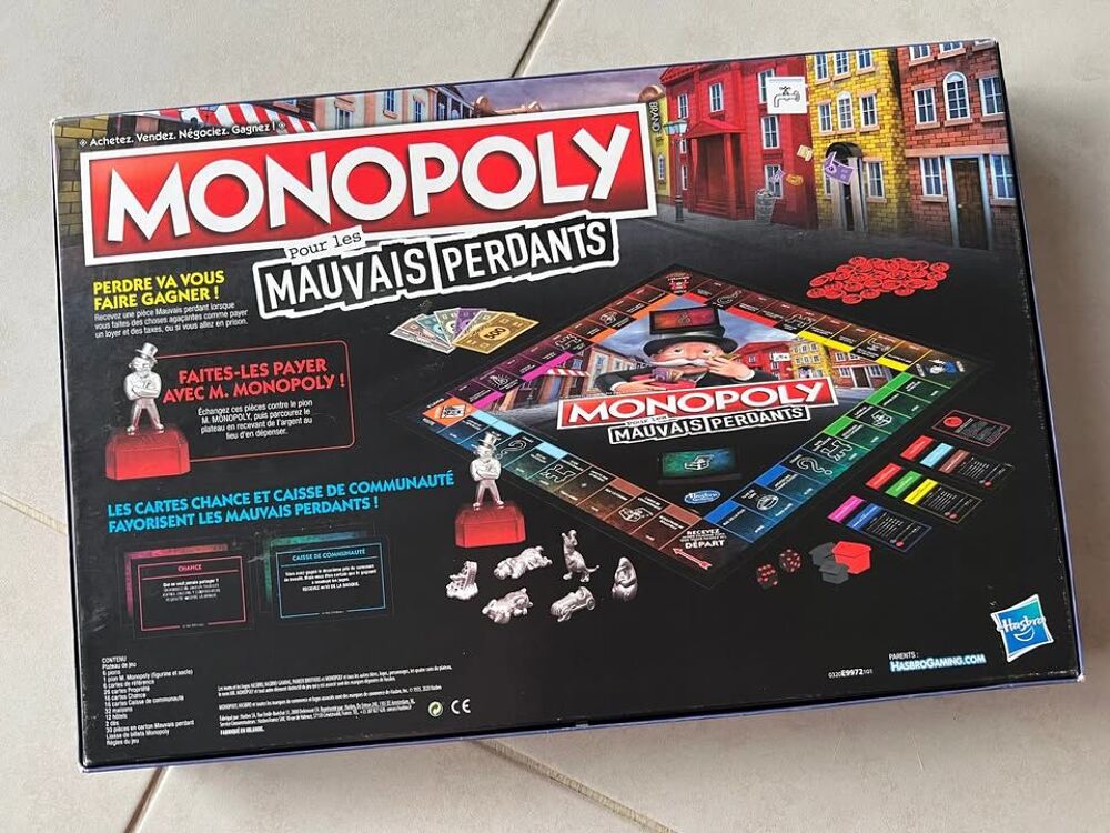 Jeu de Soci&eacute;t&eacute; Monopoly "Des mauvais perdants" Jeux / jouets