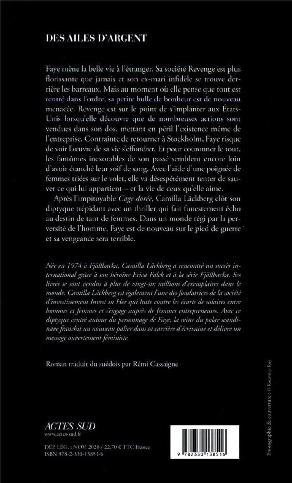 Des ailes d'argent Camilla LACBERG Livres et BD