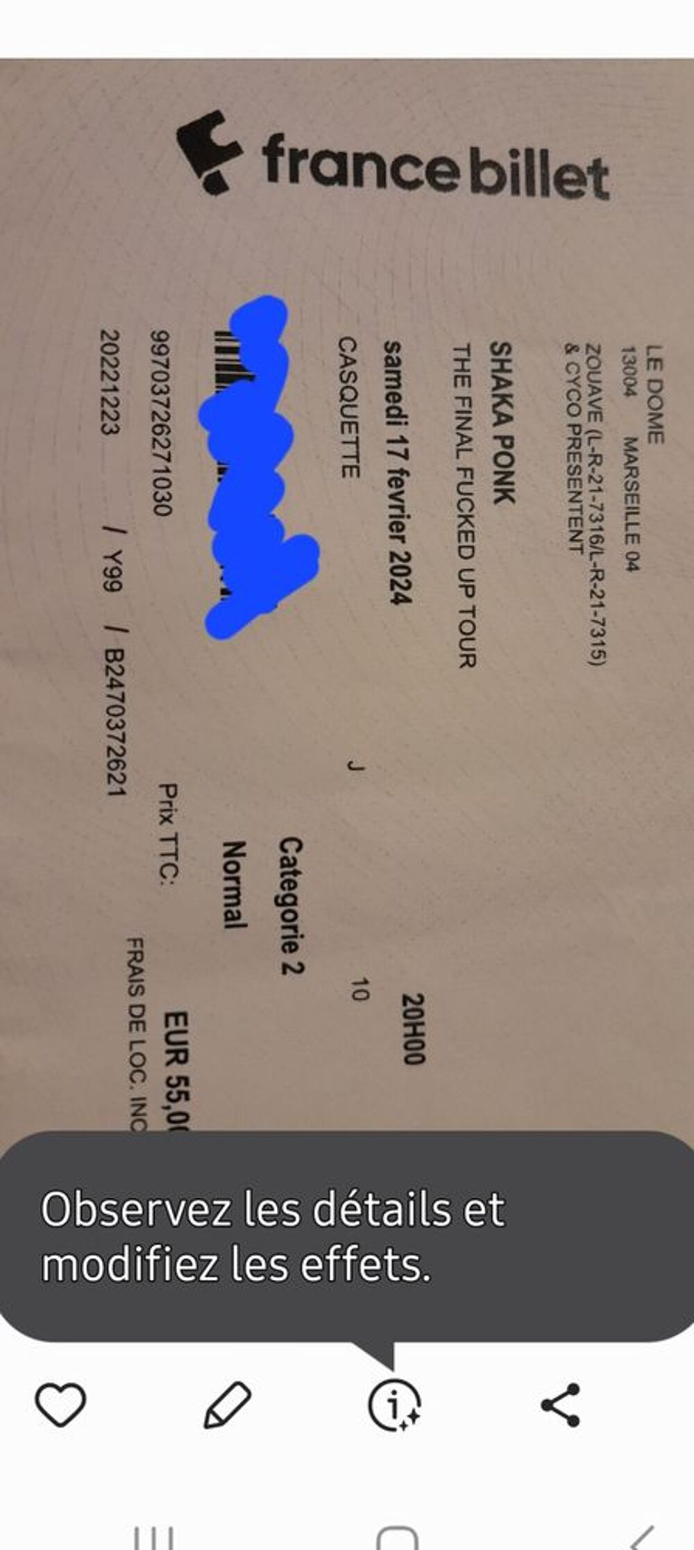 2 places concert Shaka Ponk th&eacute; final tour Billetterie