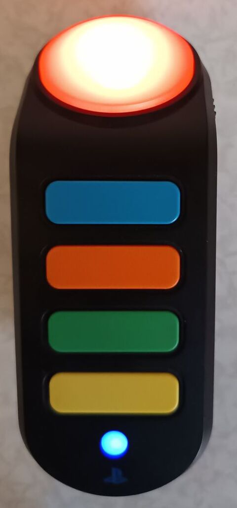 Lot 2 Manettes Buzzer Seule Sans Fil Quizz Buzz pour PS2/PS3 50 Courbevoie (92)