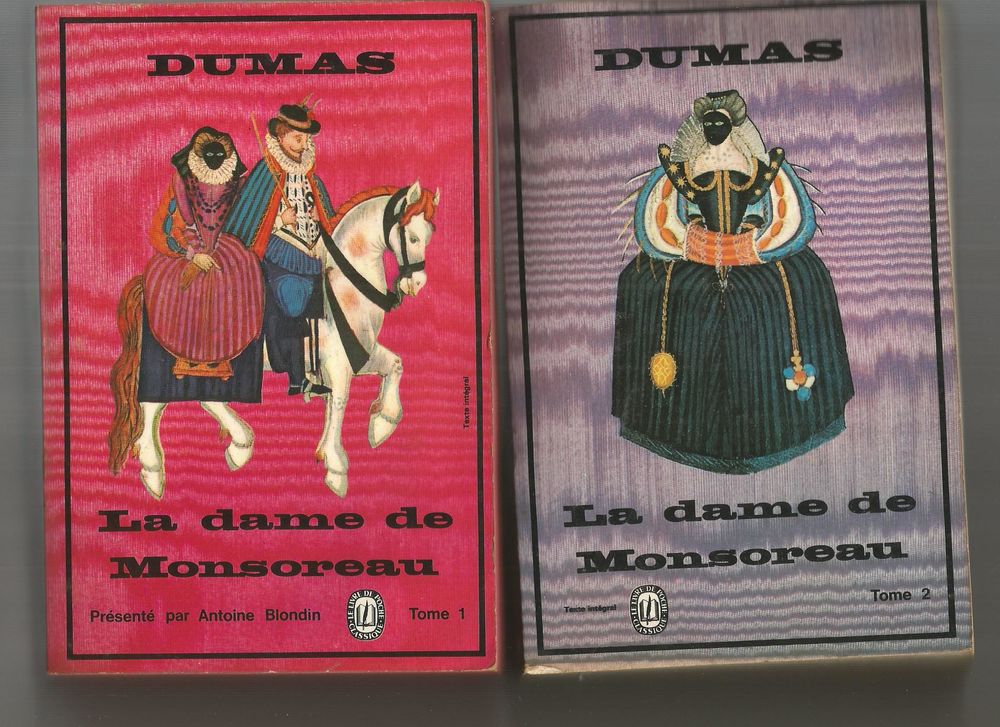 Alexandre DUMAS : la dame de Monsoreau en 2 tomes Livres et BD