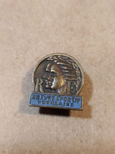 Ancien Insigne Boutonni�re Brevet Sportif Populaire 1930 12 Loches (37)