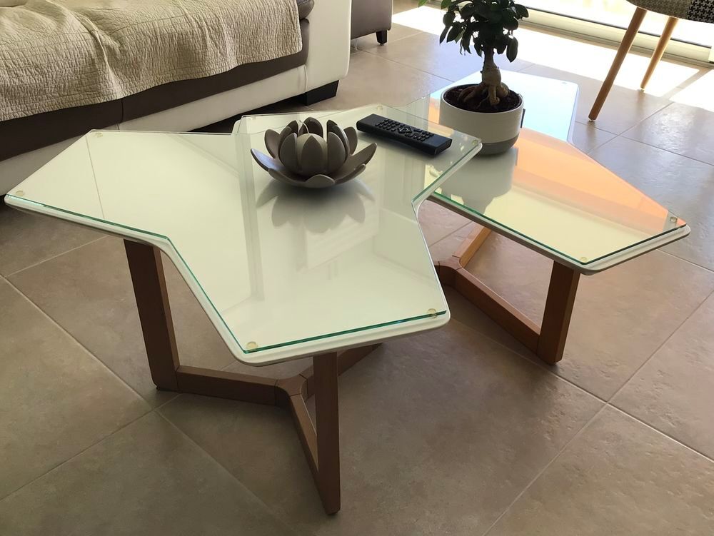 Lot de 2 table gigogne en &eacute;toile
Décoration