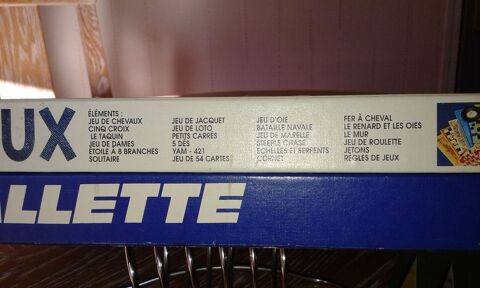 MALETTE  DE JEUX DE SOCIETE  
BLU-JEAN 50 Saint-Orens-de-Gameville (31)