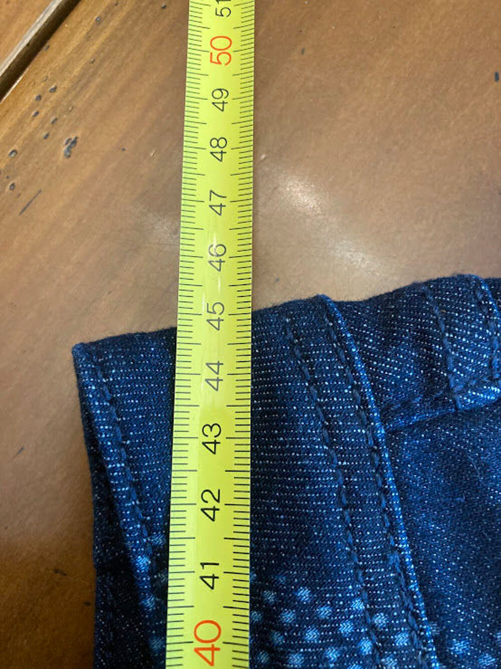 Pantalon bleu marine &agrave; motifs, Kaporal, neuf T. W32 ou 42 V�tements