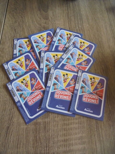 Cartes Disney Auchan Jouons R�vons 2024 (76) 1 Tours (37)