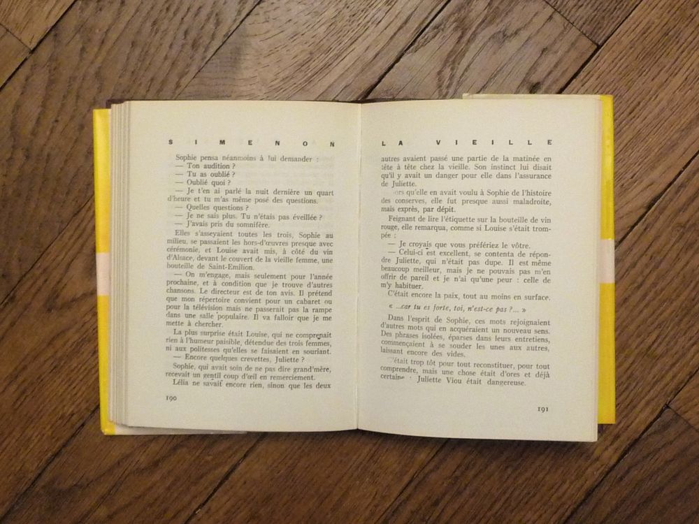 La Vieille- Georges Simenon- 1959- Presses de la Cit&eacute; Livres et BD