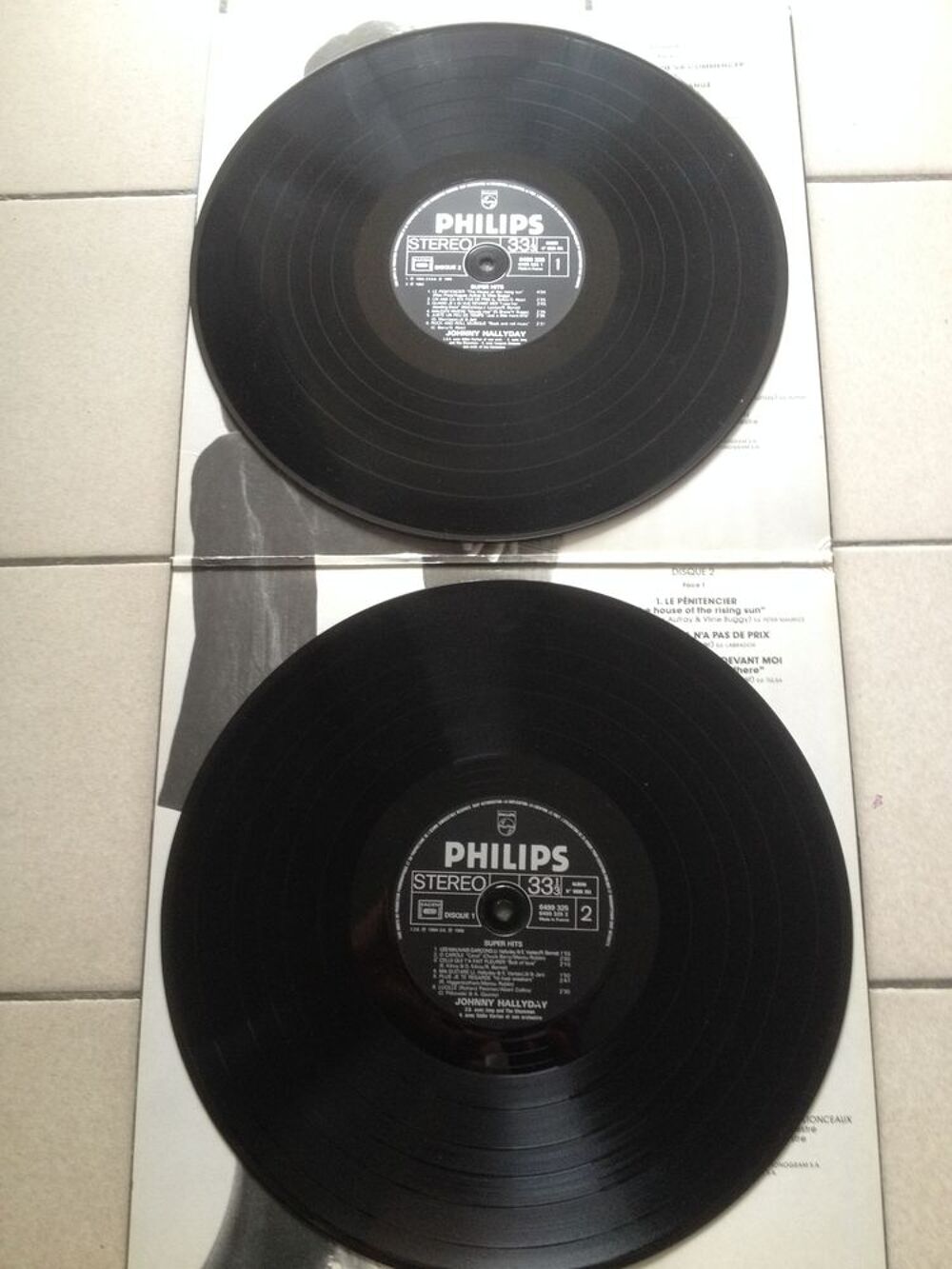 Album 2 disques 33Trs (Vinyl) Johnny Halliday Le P&eacute;nitencier CD et vinyles