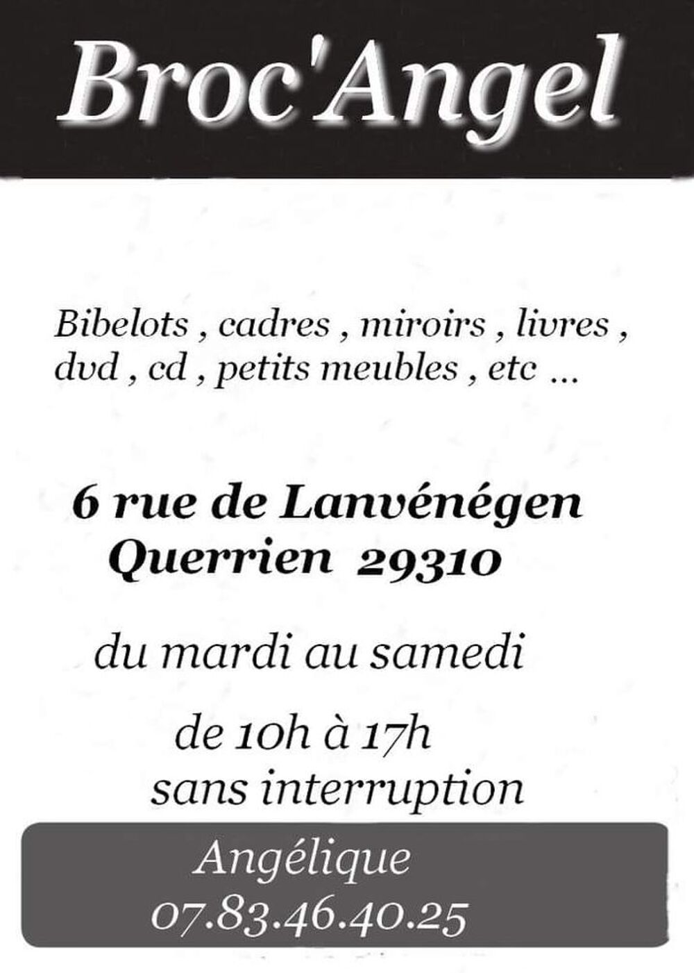 boutique broc'angel Meubles