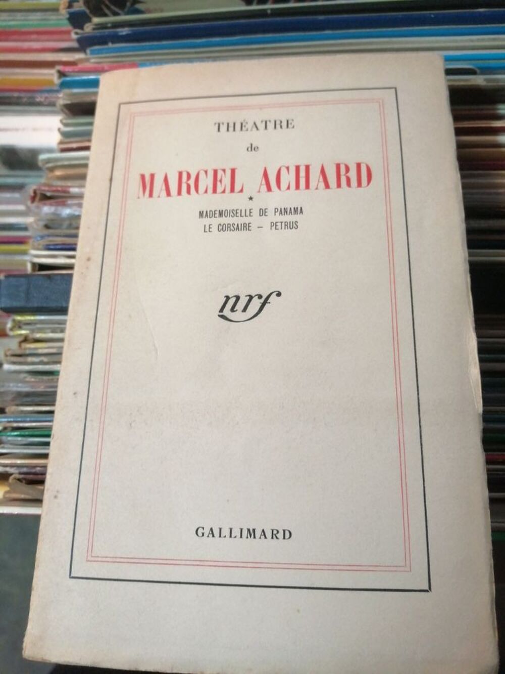 Le th&eacute;&acirc;tre de marcel achard Livres et BD