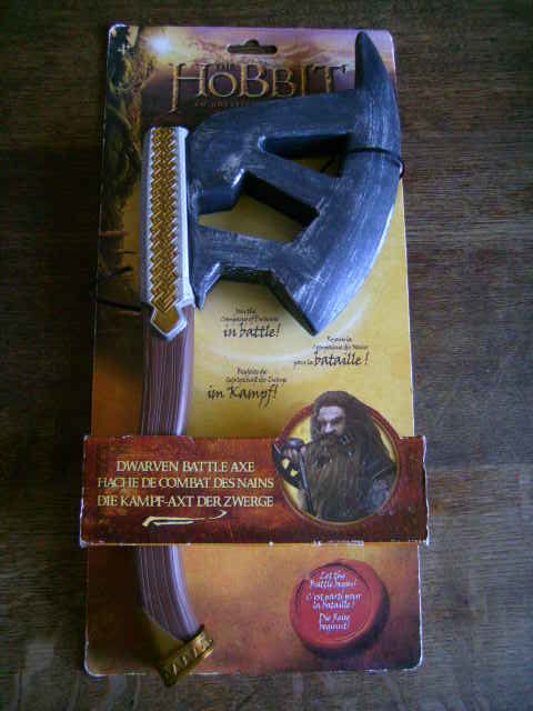 Jouet pour enfants de la hache du film   le Hobbit   20 Wolxheim (67)