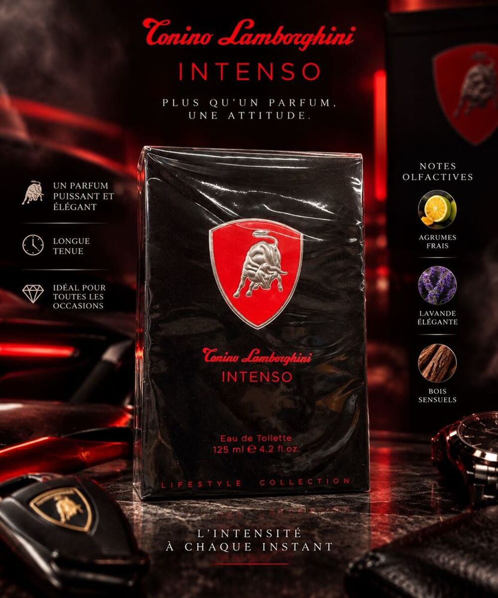 Tonino Lamborghini Intenso €" Eau de Toilette homme 125ml 