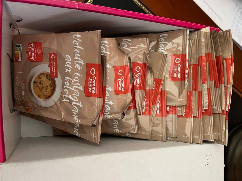 Lot de 24 velout&eacute;s instantan&eacute;s aux bolets Cuisine