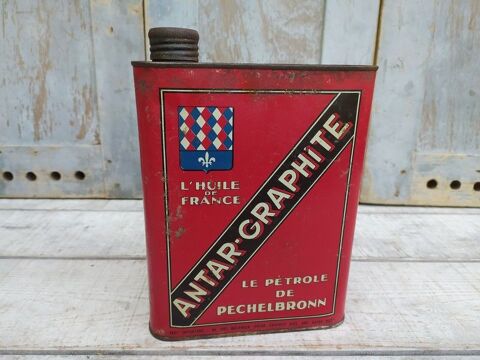 Ancien Bidon Huile ANTAR Graphite Pechelbronn 2L
Loches (37)
