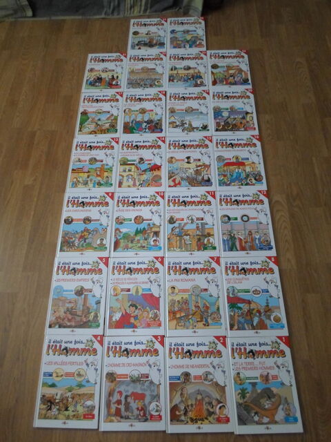 lot de 26 albums il était une fois l homme 60 Goincourt (60)