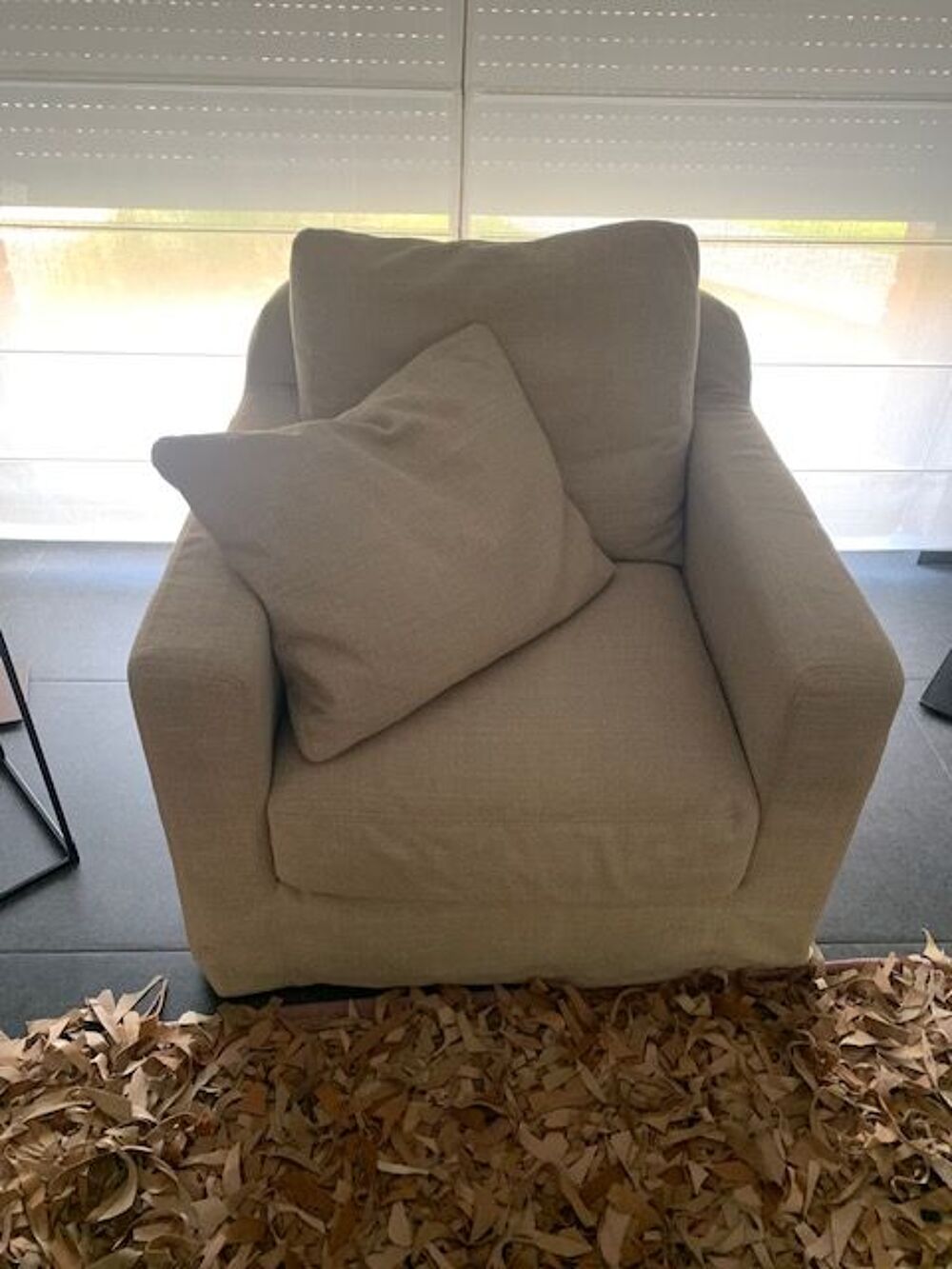 Ensemble canap&eacute; et fauteuil de marque HOME SPIRIT Meubles