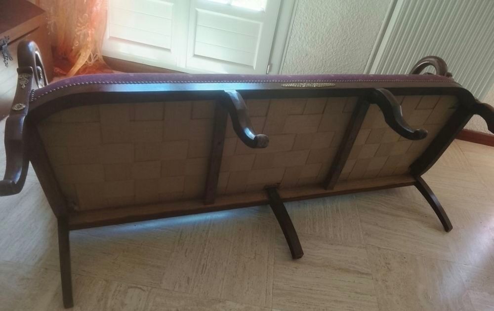 Banquette Empire r&eacute;nov&eacute;e Meubles