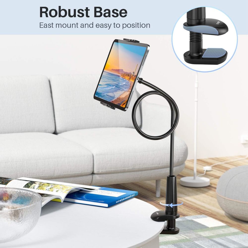 Support Tablette avec col de Cygne R&eacute;glable - 76 cm de Long Téléphones et tablettes
