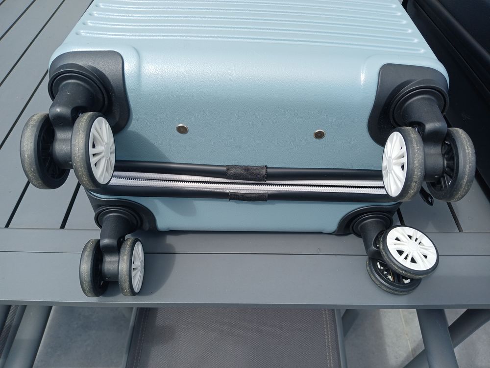 VALISE CABINE RIGIDE SUR ROULETTE 55 CM EN LOT DE 2 Maroquinerie