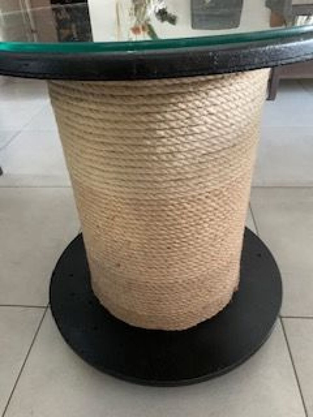 TABLE BOBINE NOIRE Meubles