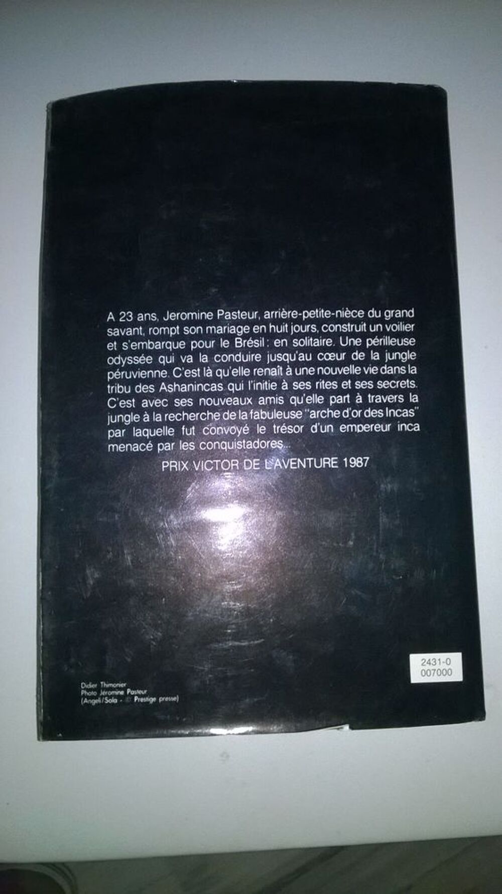 Livre Chaveta
L'arche D'or Des Incas 
Pasteur, J&eacute;romine 
Livres et BD