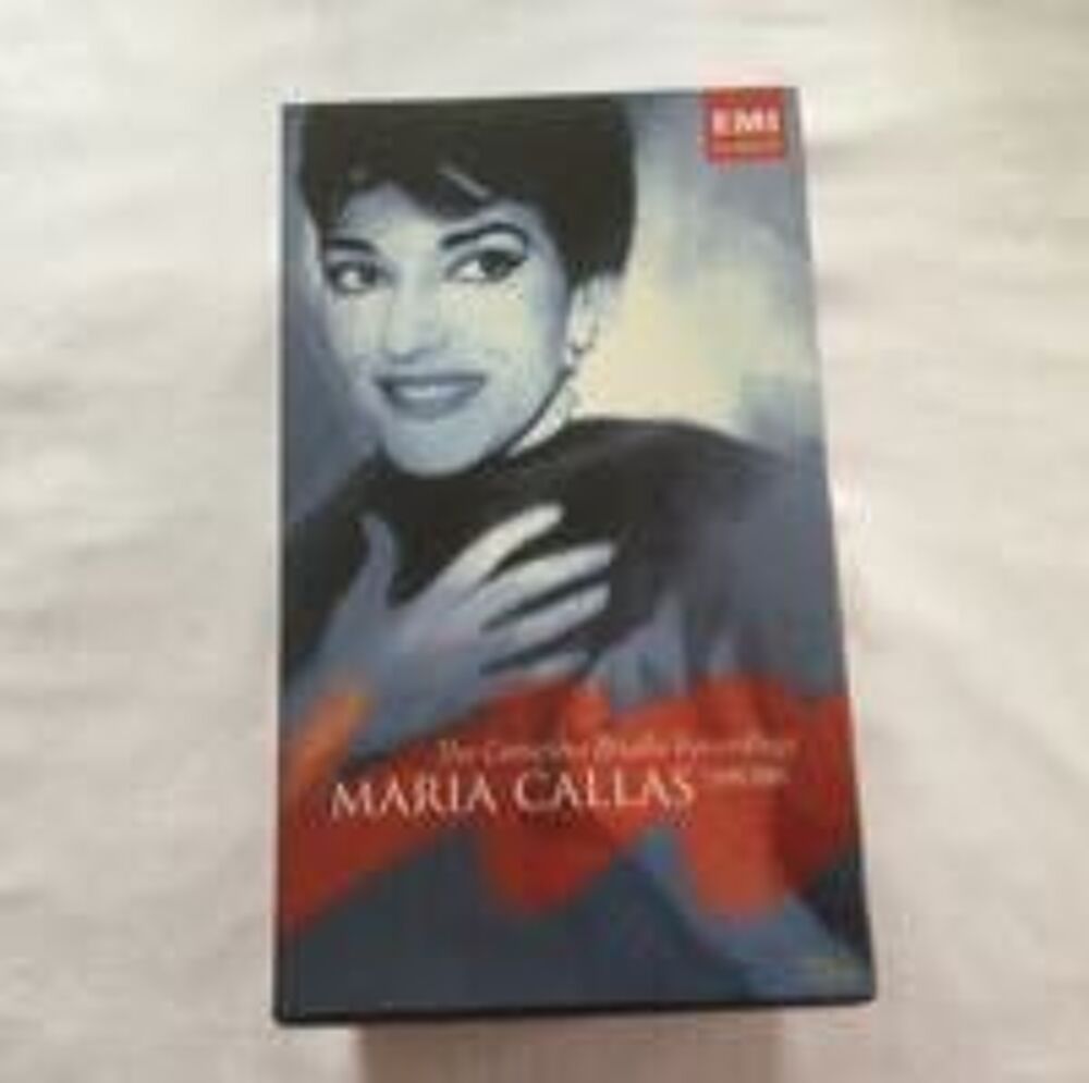 Coffret complet de 70 CD de Maria Callas. The Compl&egrave;te Studio Recordings - 1949-1969. EMI Classics DVD et blu-ray