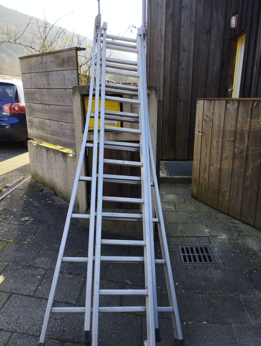 &Eacute;chelle en aluminium tubesca transformable Bricolage