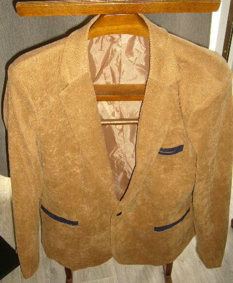 Veste homme neuve velours cotel� marron chocolat T49/50 18 Versailles (78)
