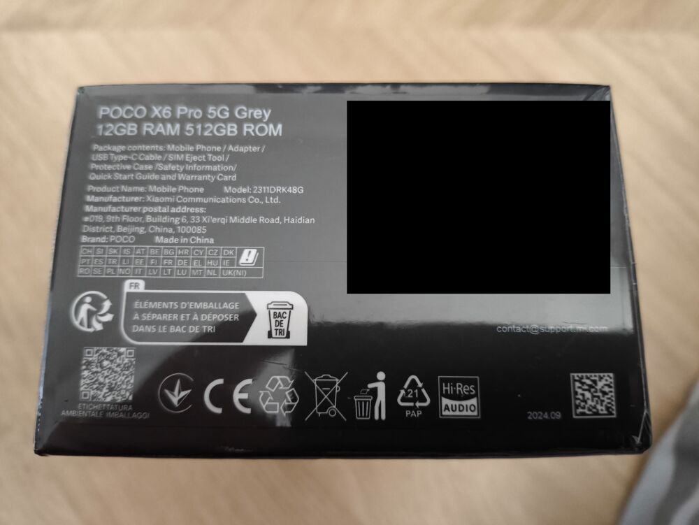 Poco X6 Pro 12/512 Go 5G Téléphones et tablettes
