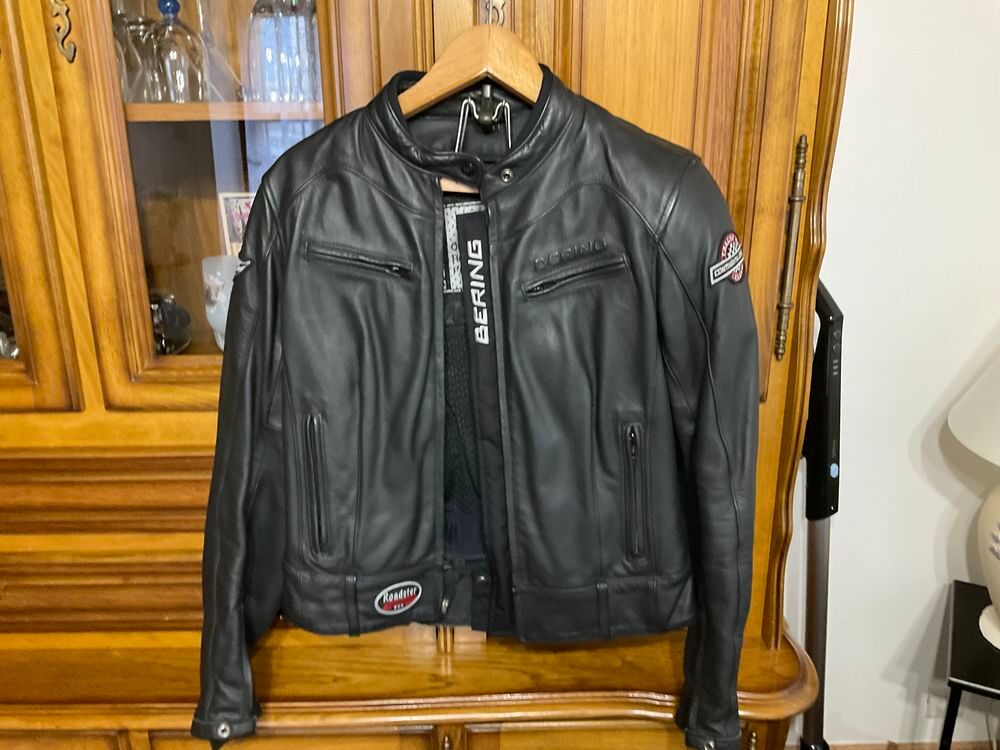 Blouson moto cuir Vêtements