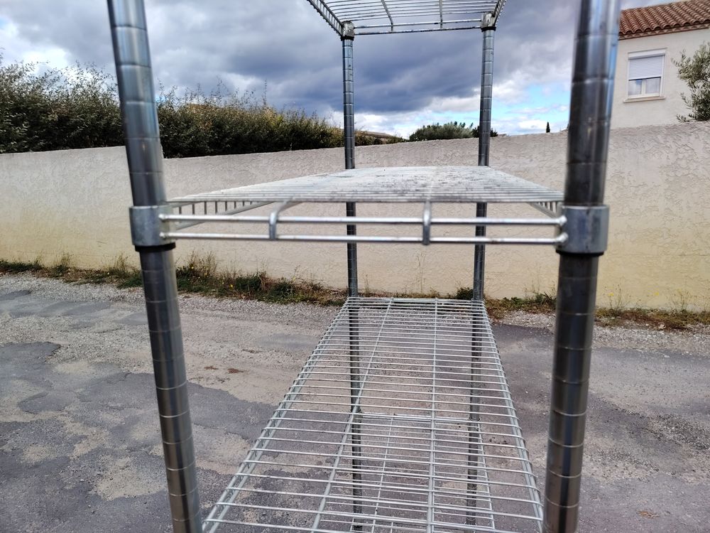 Etag&egrave;re m&eacute;tal Chrome Bricolage