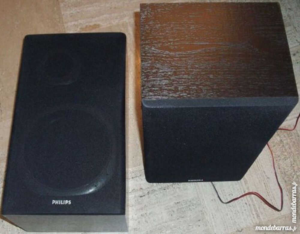 "2 HAUT PARLEURS ""PHILIPS""" Audio et hifi